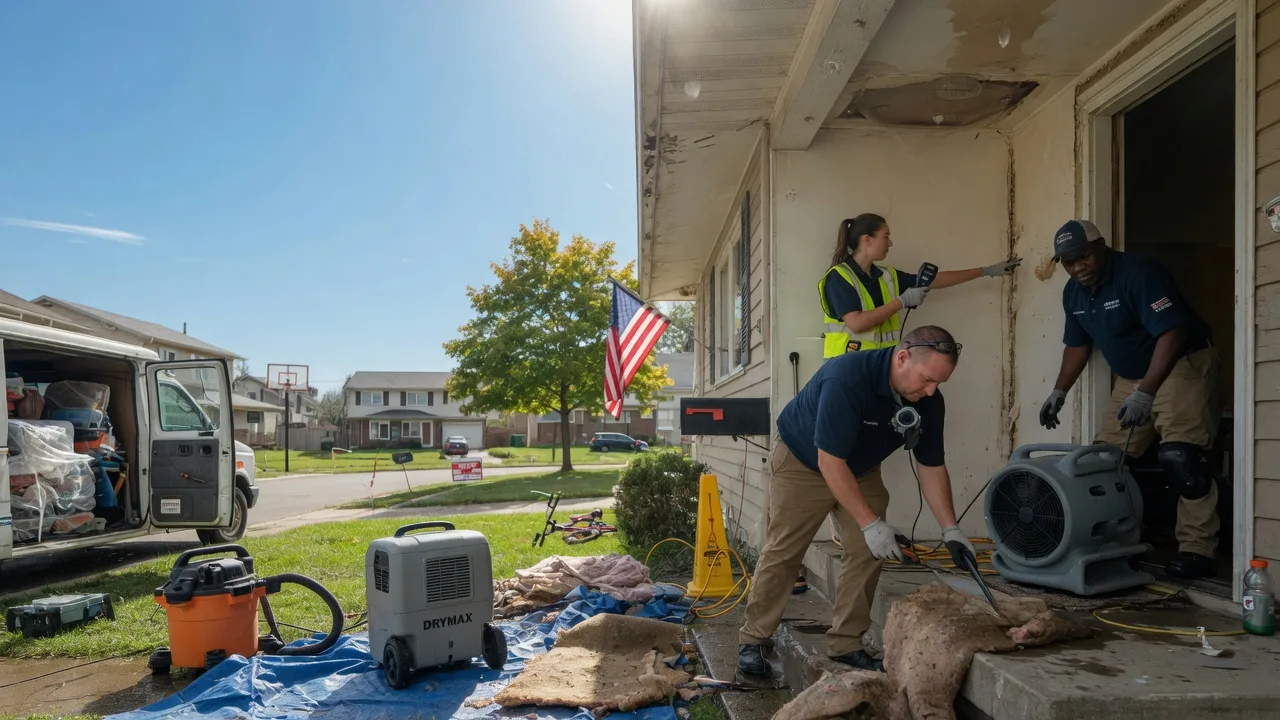 Water Damage Restoration in Elberfeld, IN near me